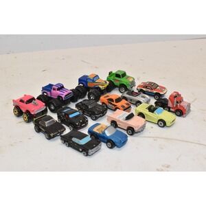 Vintage 80's Galoob Micro Machine Car Lot Of 15- Collectible Toys Monster Trucks